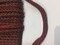 1 Yard Purple Green with Red Decorative Trim Rope with Gimp Upholstery Craft Fabric